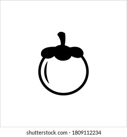 Acorn icon vector illustration. Isolated flat icon in trendy style.