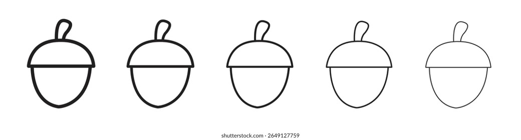 ícone de bolota vetor ilustração isolado