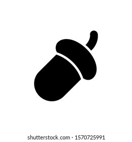 acorn icon vector illustration logo template for many purpose. Isolated on white background.