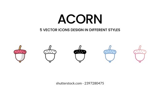 Los iconos de maíz establecen la ilustración vectorial. material vectorial,