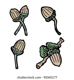 colección de ilustraciones de bellota