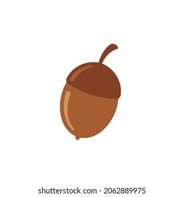 Acorn illustration. Vector illustration for stickers, stationery, decoration.