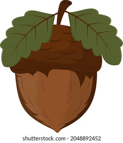 Mais einzeln auf weißem Hintergrund. Vektorgrafik