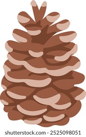 Eichel einzeln auf weißem Hintergrund, Vektorgrafik, Herbstgrafik