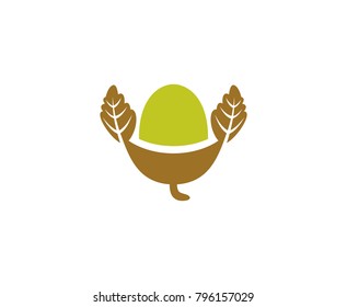 Acorn leaf logo