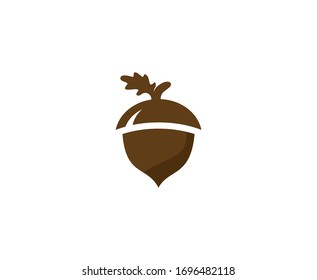 Acorn Logo Vector Oak Vector Icon 