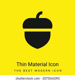 Acorn minimal bright yellow material icon