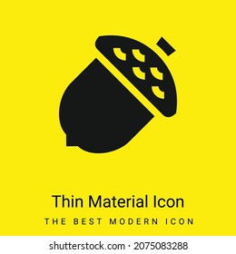 Acorn minimal bright yellow material icon