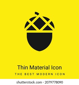 Acorn minimal bright yellow material icon