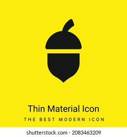 Acorn minimal bright yellow material icon