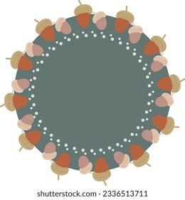 
Acorn nut Border Frame 20