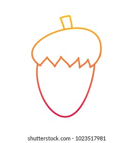 acorn nut fruit food natural icon