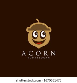 Bildmaterial zur Vektorillustration des Acorn-Logos