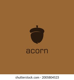 acorn oak logo vintage simple 