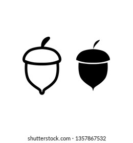 Acorn Oak Nut Vector