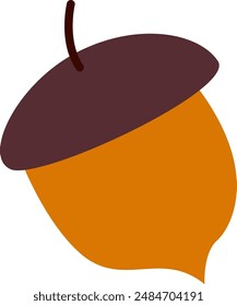 Acorn Oak Plant Vector Illustration