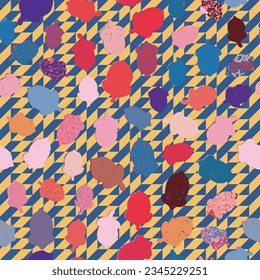 Acorn seamless pattern. Surface design for gift paper, wallpaper, web page background, greeting cards, textile. 