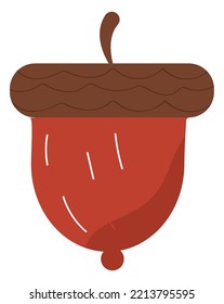 Acorn Seed Autumn Season Icon