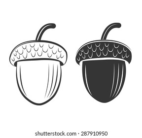 Acorn - Vector icon