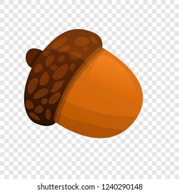 Acorn vector icon. Cartoon of acorn vector icon for web design  