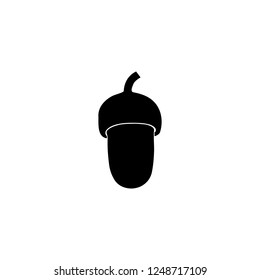 acorn vector icon. acorn sign on white background. acorn icon for web and app