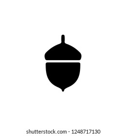 acorn vector icon. acorn sign on white background. acorn icon for web and app