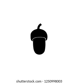 acorn vector icon. acorn sign on white background. acorn icon for web and app