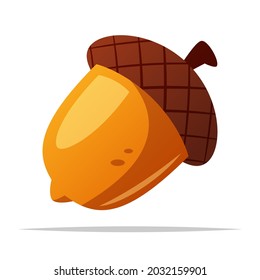 Acorn vector isolated illustration design