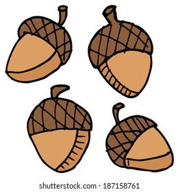acorns cartoon
