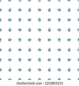 Acorns vector seamless pattern. Background with Hand drawn doodle acorn