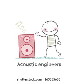 Acoustic engineer with column