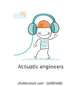 Acoustic engineer headphones