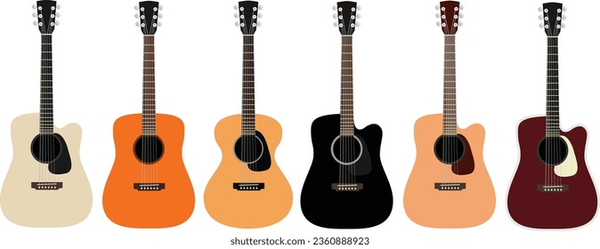 Acoustic European Guitar Musical Instrument