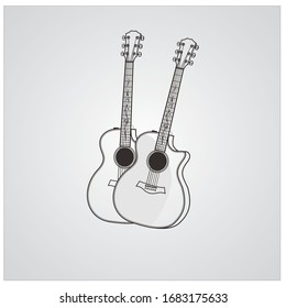 Acoustic Guitar for any design needs