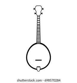 acoustic guitar banjo icon image 