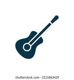 acoustic guitar design vector, musical instrument