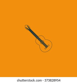 Acoustic guitar icon.