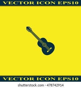 Acoustic guitar icon.