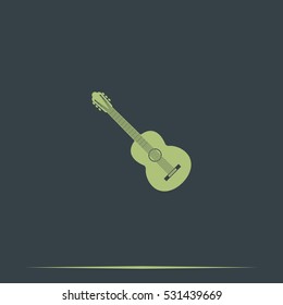 Acoustic guitar icon.