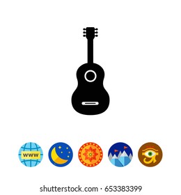 Acoustic guitar icon