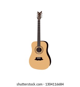 Acoustic Guitar icon vector