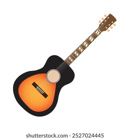  acoustic Guitar icon Guitar icon. Vector illustration of electric guitar isolated on white background.