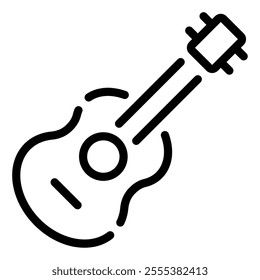 Acoustic Guitar icon for web, app, infographic, etc