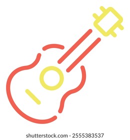 Acoustic Guitar icon for web, app, infographic, etc