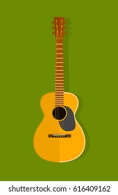 Acoustic guitar instrument.