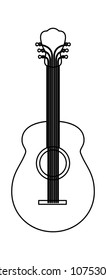 acoustic guitar instrument icon