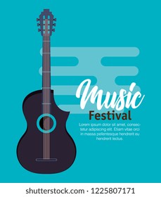 acoustic guitar instrument icon