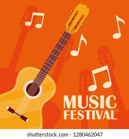 acoustic guitar instrument icon