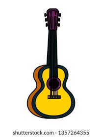 acoustic guitar instrument icon