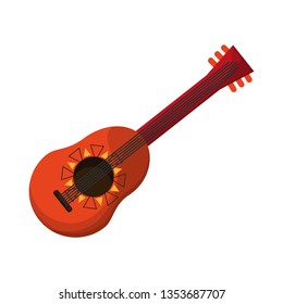 Acoustic guitar music instrument